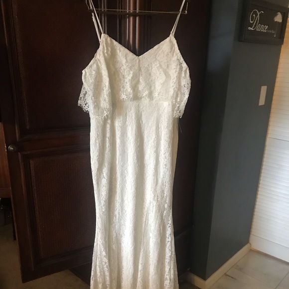 OWT White lace gown - Picture 3 of 6